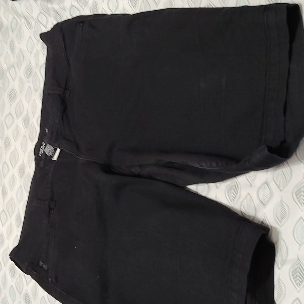 Jean black shorts